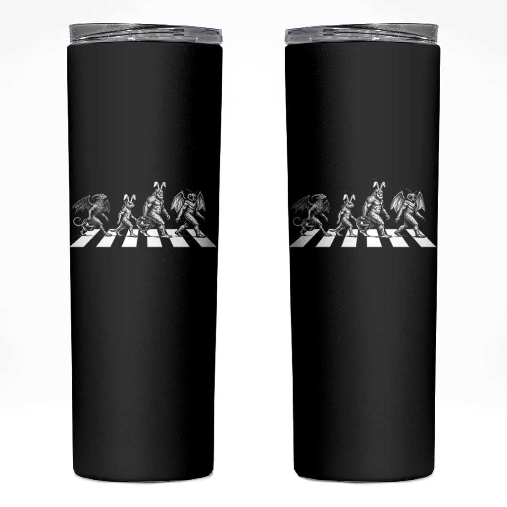 Funny Easter Cryptid Walk Skinny Tumbler Bigfoot Mothman Jersey Devil Chupacabra