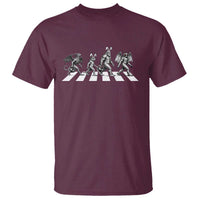 Funny Easter Cryptid Walk T Shirt Bigfoot Mothman Jersey Devil Chupacabra