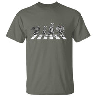 Funny Easter Cryptid Walk T Shirt Bigfoot Mothman Jersey Devil Chupacabra