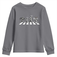 Funny Easter Cryptid Walk Youth Sweatshirt Bigfoot Mothman Jersey Devil Chupacabra
