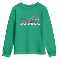 Funny Easter Cryptid Walk Youth Sweatshirt Bigfoot Mothman Jersey Devil Chupacabra