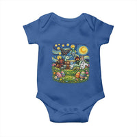 Funny Cryptid Starry Night Easter Baby Onesie Monster Lover Gift
