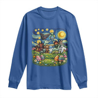 Funny Cryptid Starry Night Easter Long Sleeve Shirt Monster Lover Gift