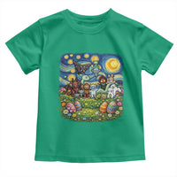 Funny Cryptid Starry Night Easter Toddler T Shirt Monster Lover Gift