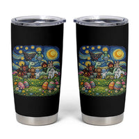 Funny Cryptid Starry Night Easter Tumbler Cup Monster Lover Gift