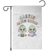 Funny Easter Alien Squad Bunny Ears Gift Garden Flag
