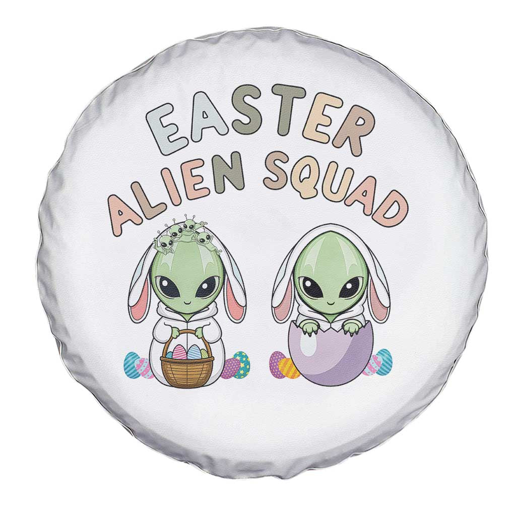 Funny Easter Alien Squad Bunny Ears Gift Spare Tire Cover