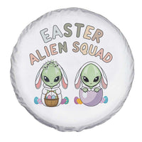 Funny Easter Alien Squad Bunny Ears Gift Spare Tire Cover