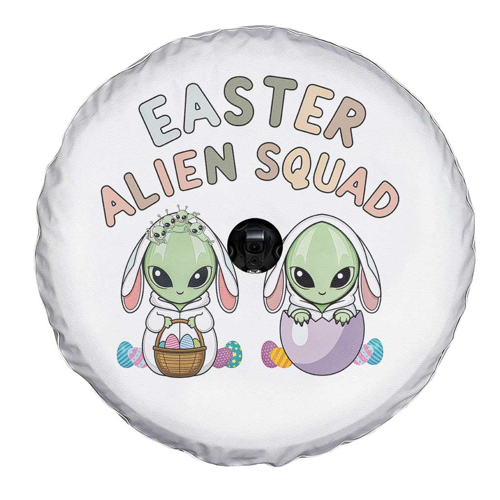 Funny Easter Alien Squad Bunny Ears Gift Spare Tire Cover