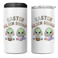 Funny Easter Alien Squad Bunny Ears Gift 4 in 1 Can Cooler Tumbler