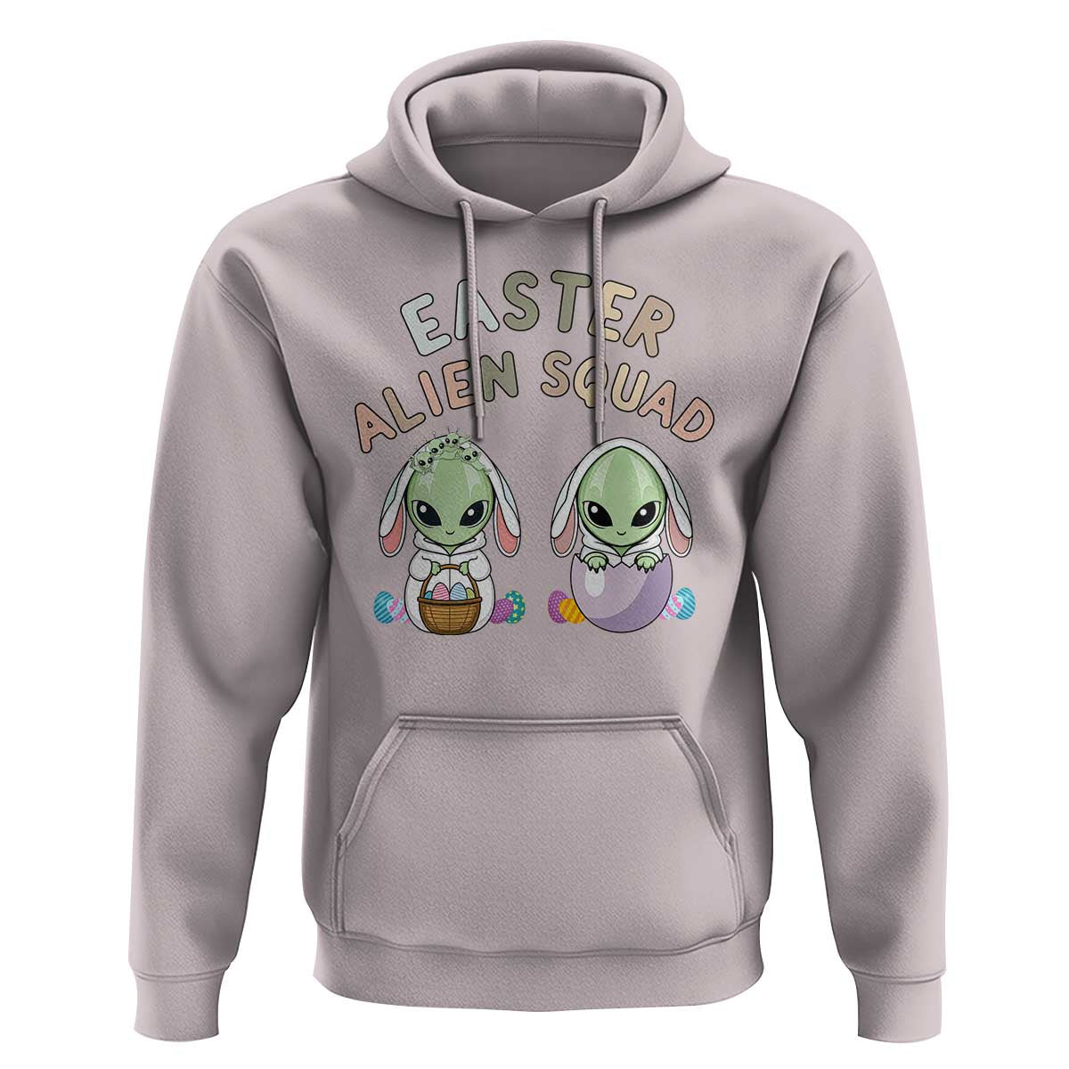 Funny Easter Alien Squad Bunny Ears Gift Hoodie