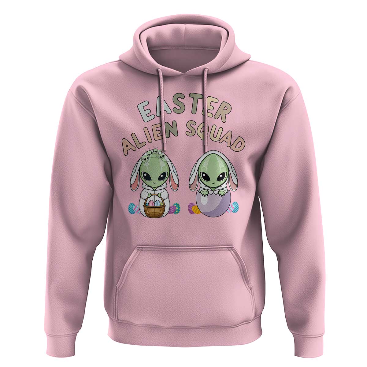 Funny Easter Alien Squad Bunny Ears Gift Hoodie