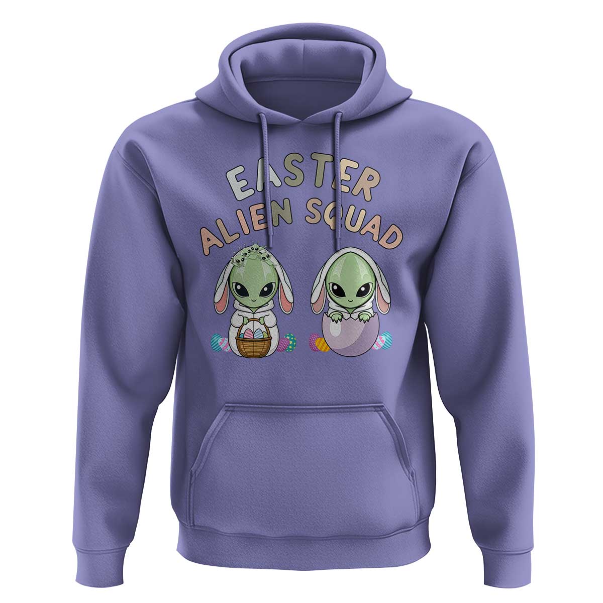 Funny Easter Alien Squad Bunny Ears Gift Hoodie