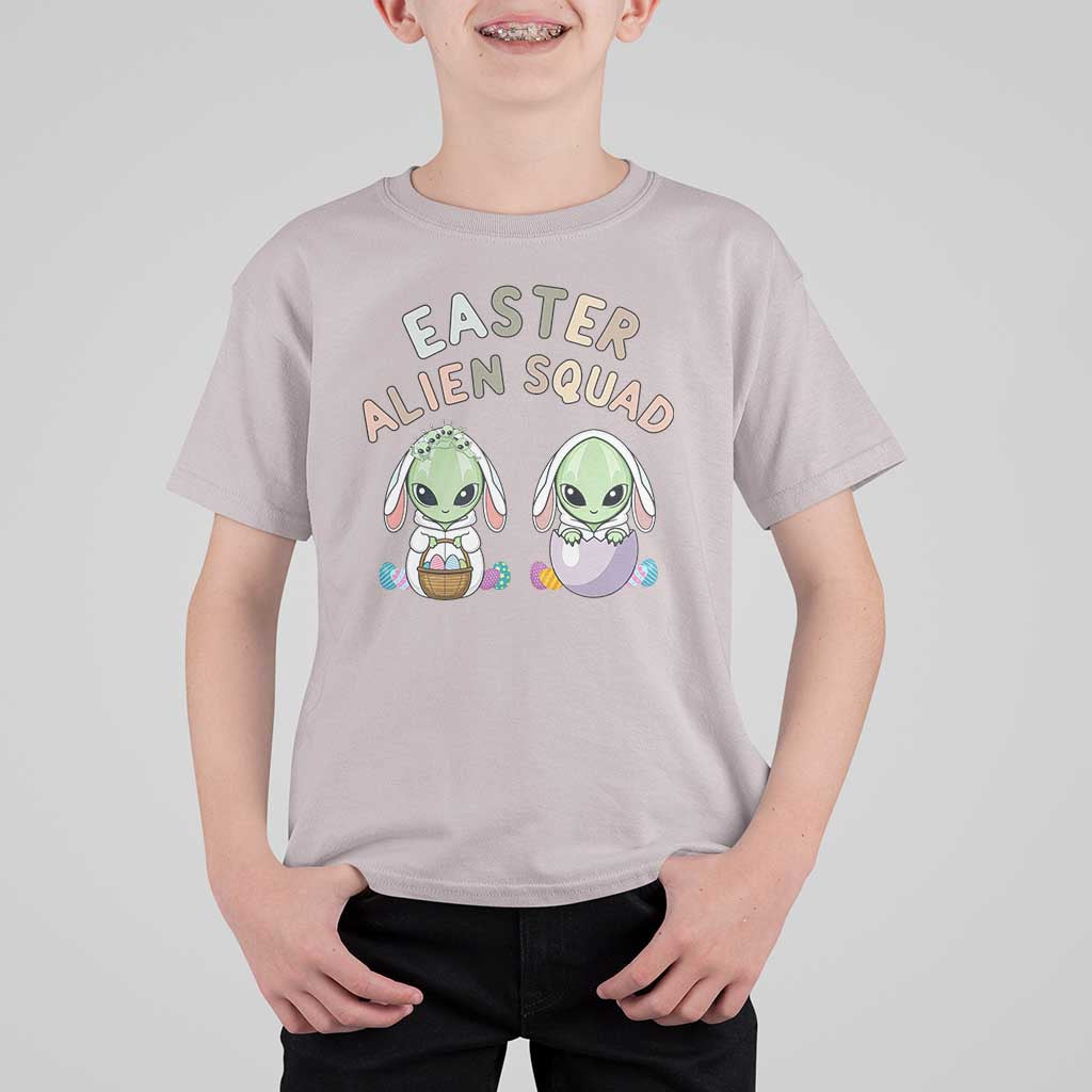 Funny Easter Alien Squad Bunny Ears Gift T Shirt For Kid