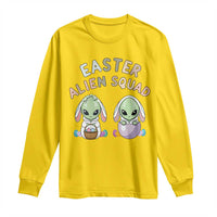 Funny Easter Alien Squad Bunny Ears Gift Long Sleeve Shirt