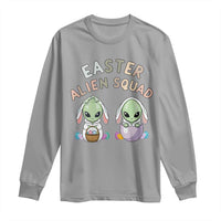 Funny Easter Alien Squad Bunny Ears Gift Long Sleeve Shirt