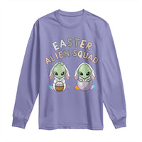 Funny Easter Alien Squad Bunny Ears Gift Long Sleeve Shirt