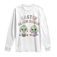 Funny Easter Alien Squad Bunny Ears Gift Long Sleeve Shirt