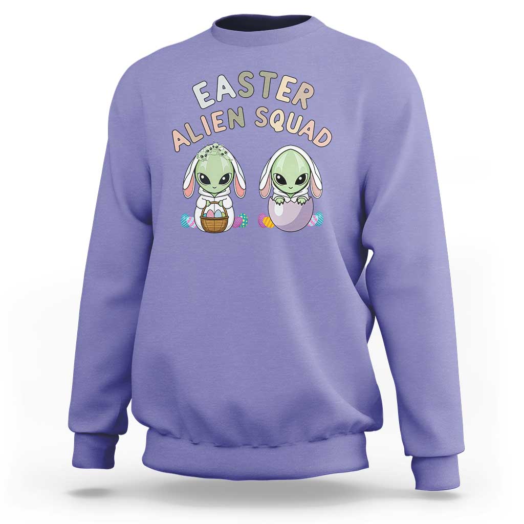 Funny Easter Alien Squad Bunny Ears Gift Sweatshirt
