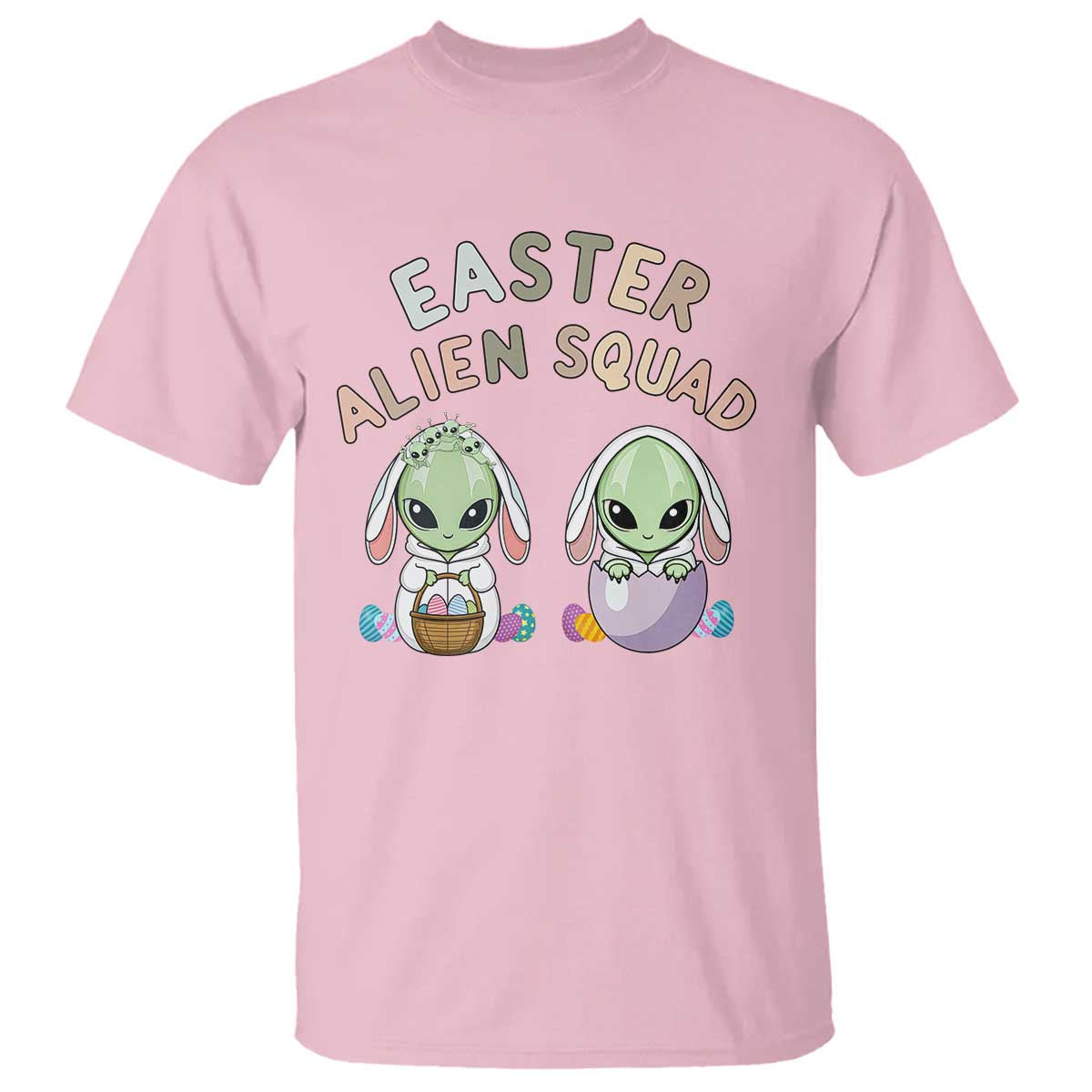 Funny Easter Alien Squad Bunny Ears Gift T Shirt
