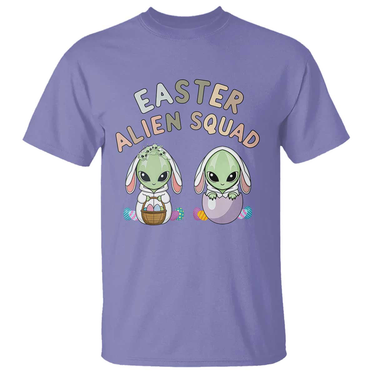 Funny Easter Alien Squad Bunny Ears Gift T Shirt