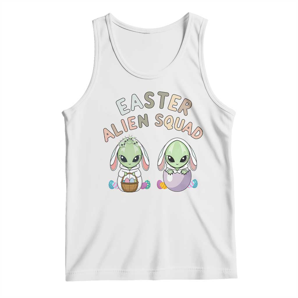 Funny Easter Alien Squad Bunny Ears Gift Tank Top