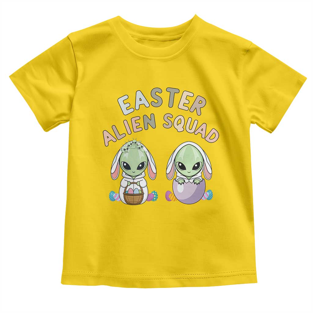 Funny Easter Alien Squad Bunny Ears Gift Toddler T Shirt