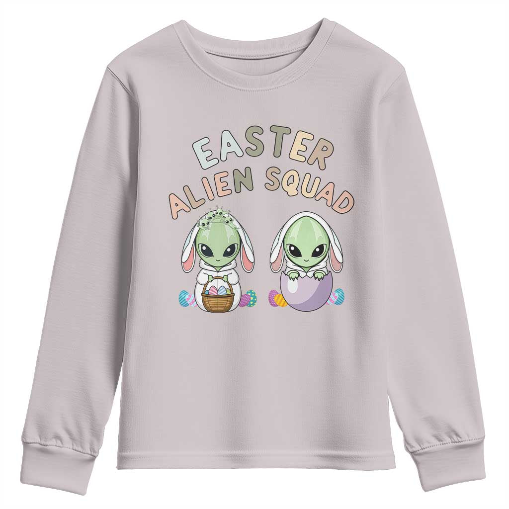 Funny Easter Alien Squad Bunny Ears Gift Youth Sweatshirt