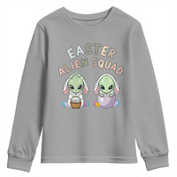 Funny Easter Alien Squad Bunny Ears Gift Youth Sweatshirt