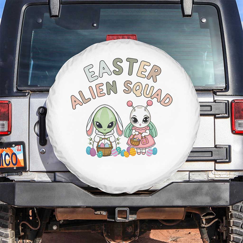 Easter Alien Squad Spare Tire Cover Funny UFO Lover Gift