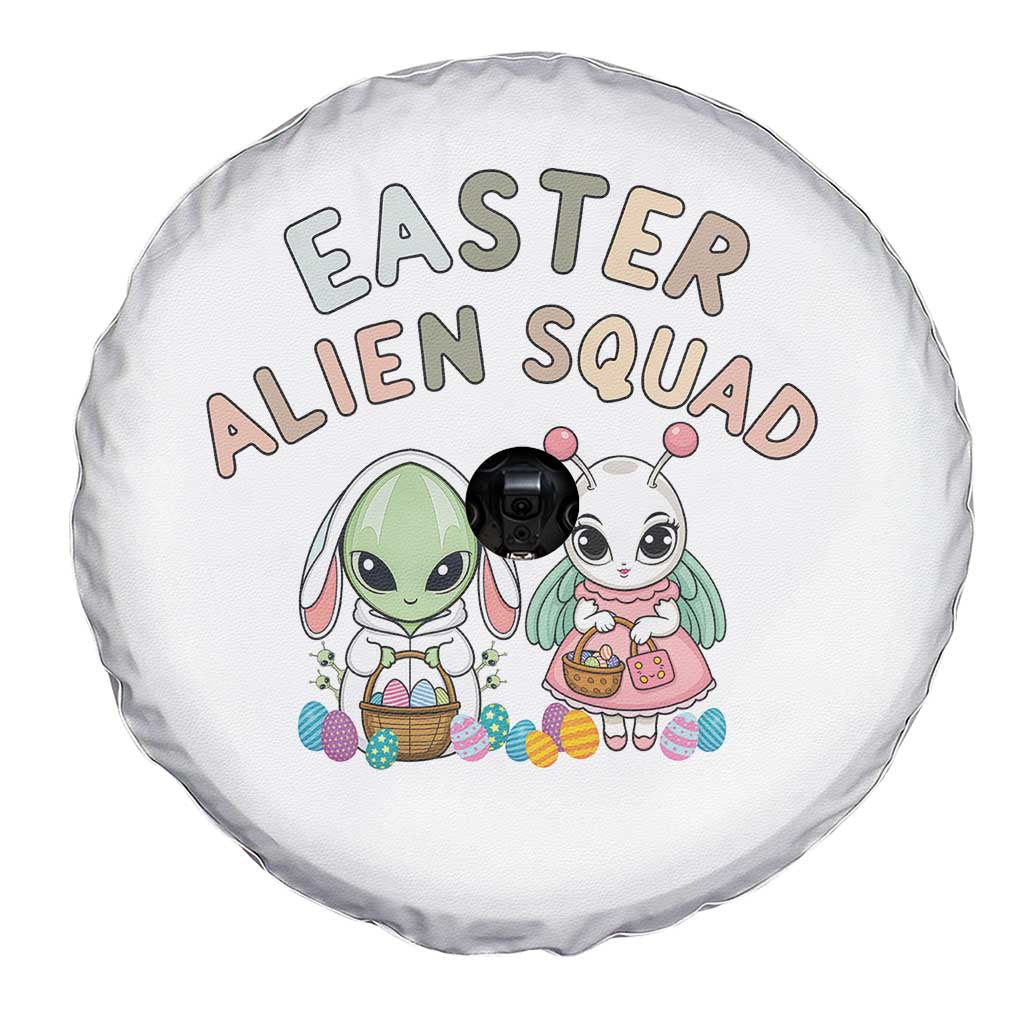 Easter Alien Squad Spare Tire Cover Funny UFO Lover Gift