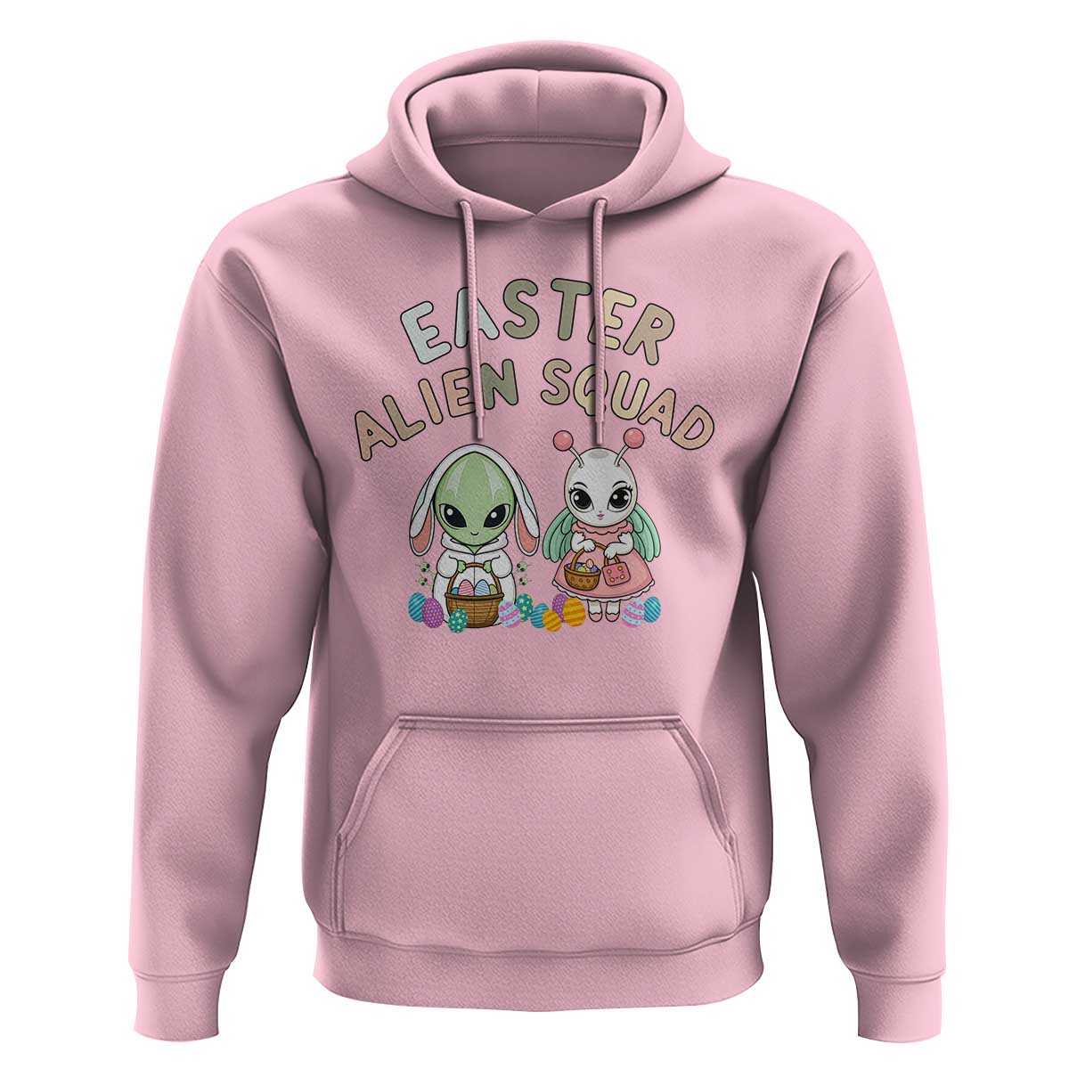 Easter Alien Squad Hoodie Funny UFO Lover Gift
