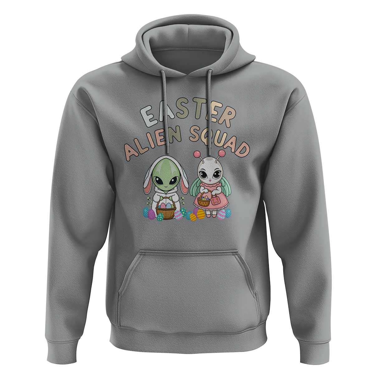 Easter Alien Squad Hoodie Funny UFO Lover Gift