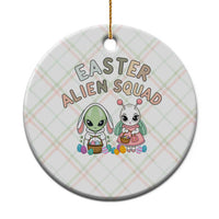 Easter Alien Squad Ceramic Ornament Funny UFO Lover Gift