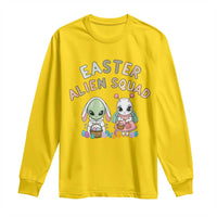 Easter Alien Squad Long Sleeve Shirt Funny UFO Lover Gift