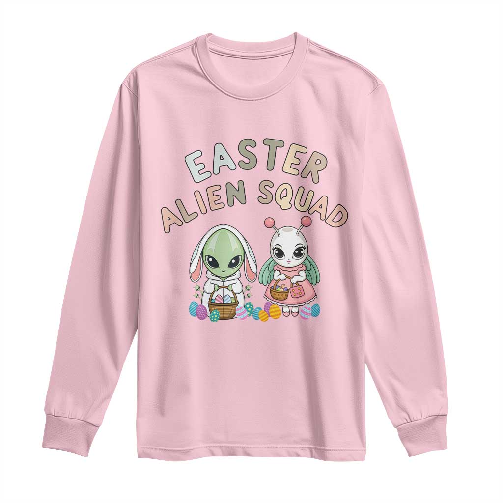 Easter Alien Squad Long Sleeve Shirt Funny UFO Lover Gift