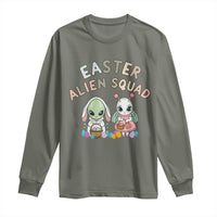 Easter Alien Squad Long Sleeve Shirt Funny UFO Lover Gift