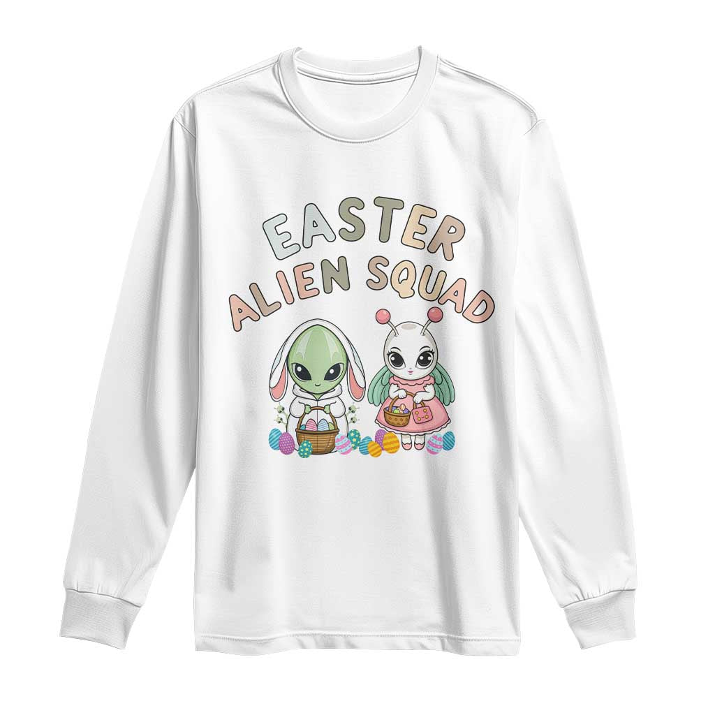 Easter Alien Squad Long Sleeve Shirt Funny UFO Lover Gift