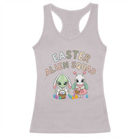 Easter Alien Squad Racerback Tank Top Funny UFO Lover Gift