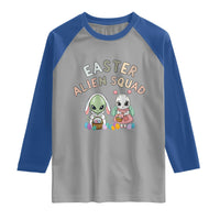 Easter Alien Squad Raglan Shirt Funny UFO Lover Gift