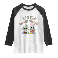 Easter Alien Squad Raglan Shirt Funny UFO Lover Gift