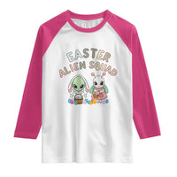 Easter Alien Squad Raglan Shirt Funny UFO Lover Gift
