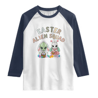 Easter Alien Squad Raglan Shirt Funny UFO Lover Gift