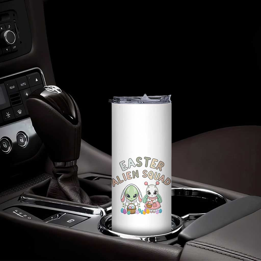 Easter Alien Squad Skinny Tumbler Funny UFO Lover Gift