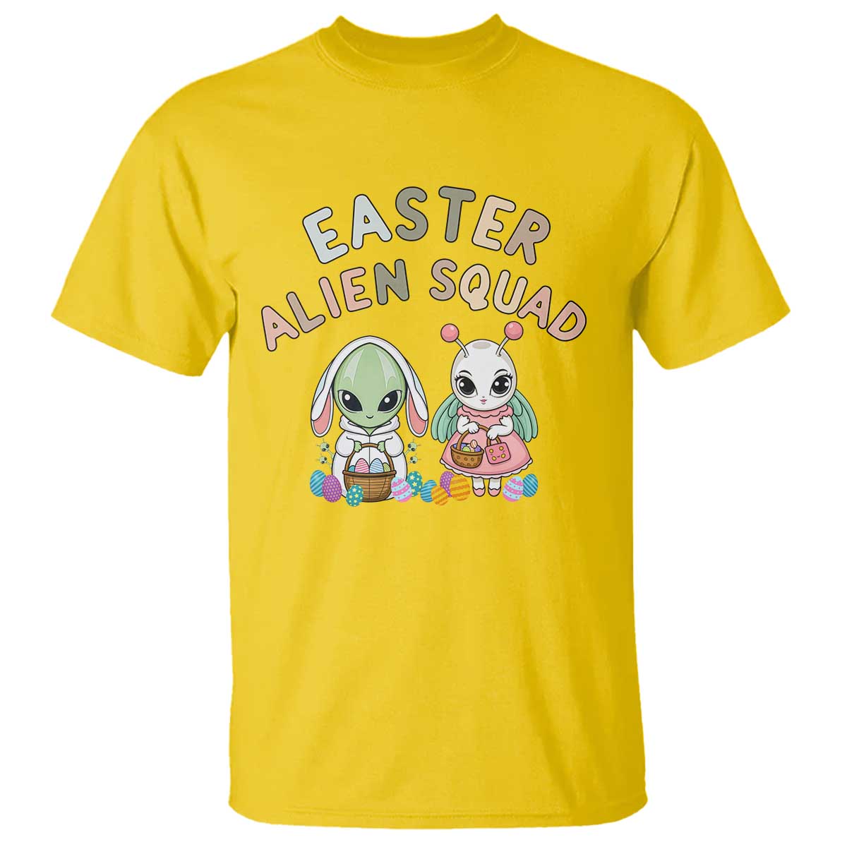 Easter Alien Squad T Shirt Funny UFO Lover Gift