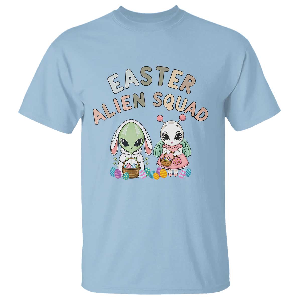 Easter Alien Squad T Shirt Funny UFO Lover Gift