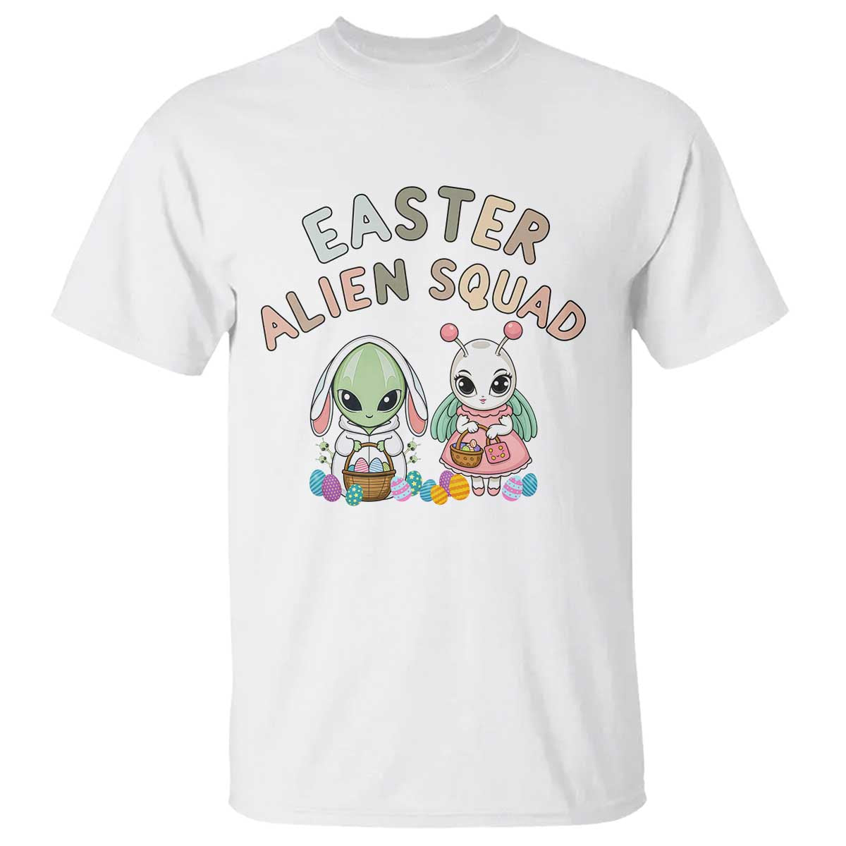 Easter Alien Squad T Shirt Funny UFO Lover Gift