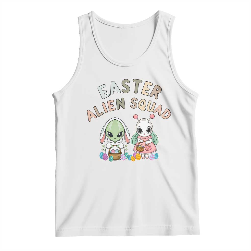 Easter Alien Squad Tank Top Funny UFO Lover Gift