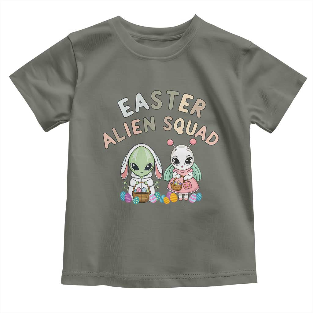 Easter Alien Squad Toddler T Shirt Funny UFO Lover Gift