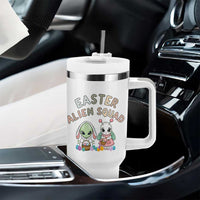 Easter Alien Squad Tumbler With Handle Funny UFO Lover Gift